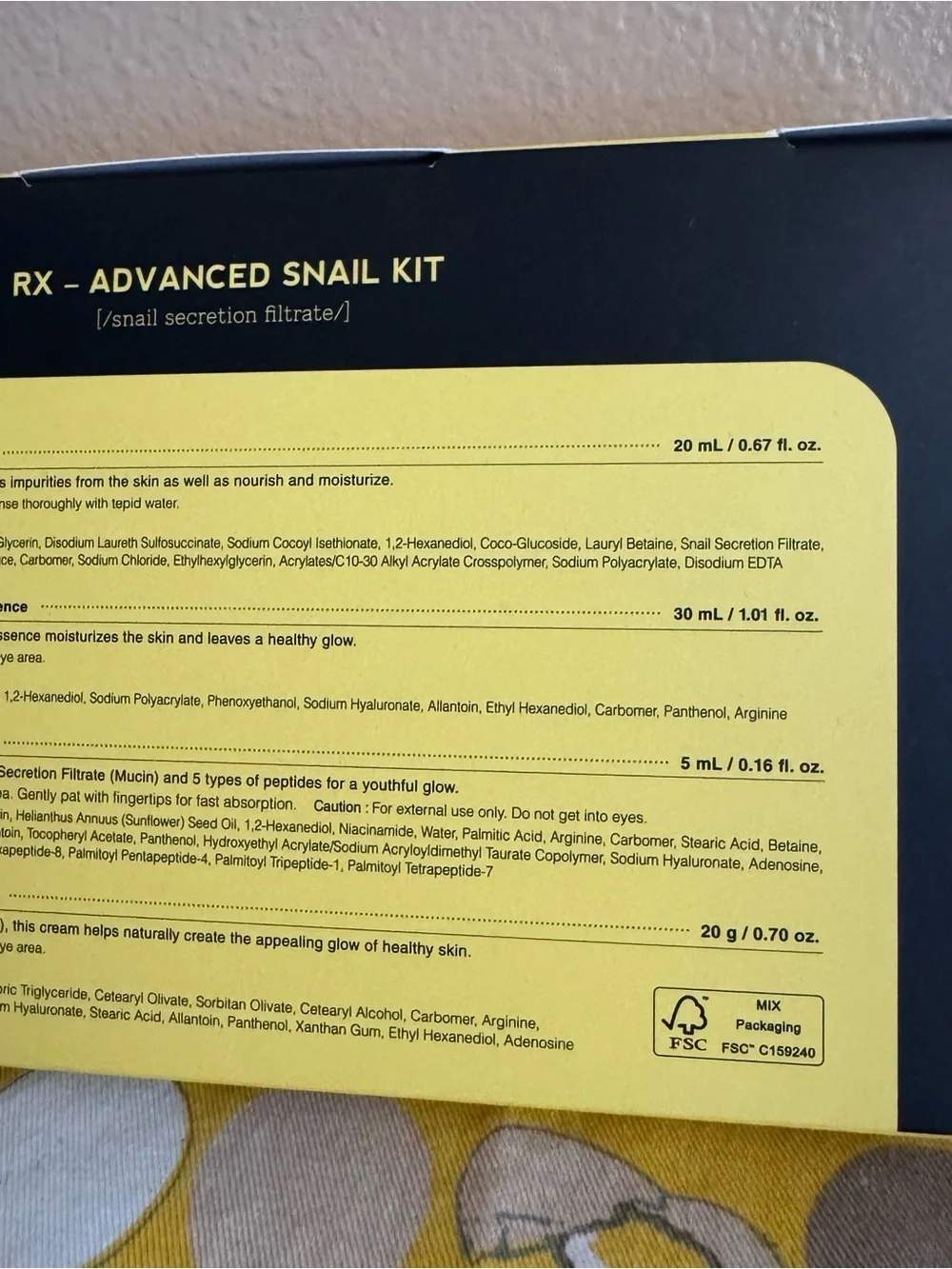 COSRX NIB All About Snail 4-Step Kit